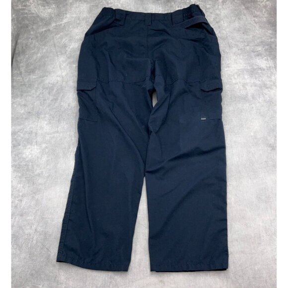 5.11 Tactical Pants Men 34-38W x 29L Blue Ripstop Cargo Utility Work Hike 74273 - Picture 9 of 11